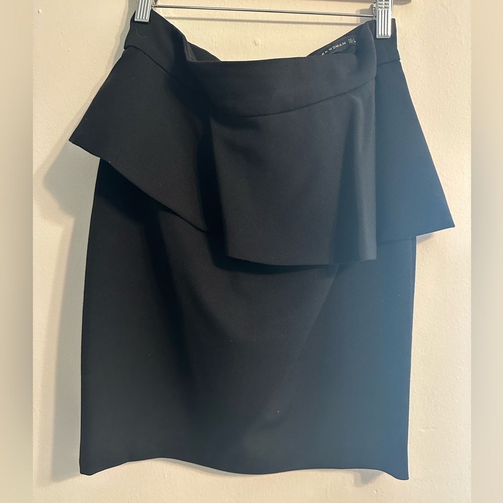 Zara Black Peplum Women's Skirt